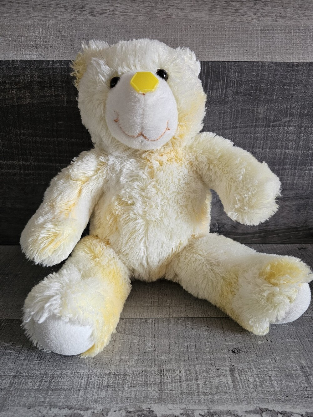 BUMBLE BEE Bear Plush Stuffed Noah’s Ark Animal Workshop 16” Yellow Honeybee